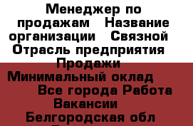 Менеджер по продажам › Название организации ­ Связной › Отрасль предприятия ­ Продажи › Минимальный оклад ­ 25 000 - Все города Работа » Вакансии   . Белгородская обл.,Белгород г.